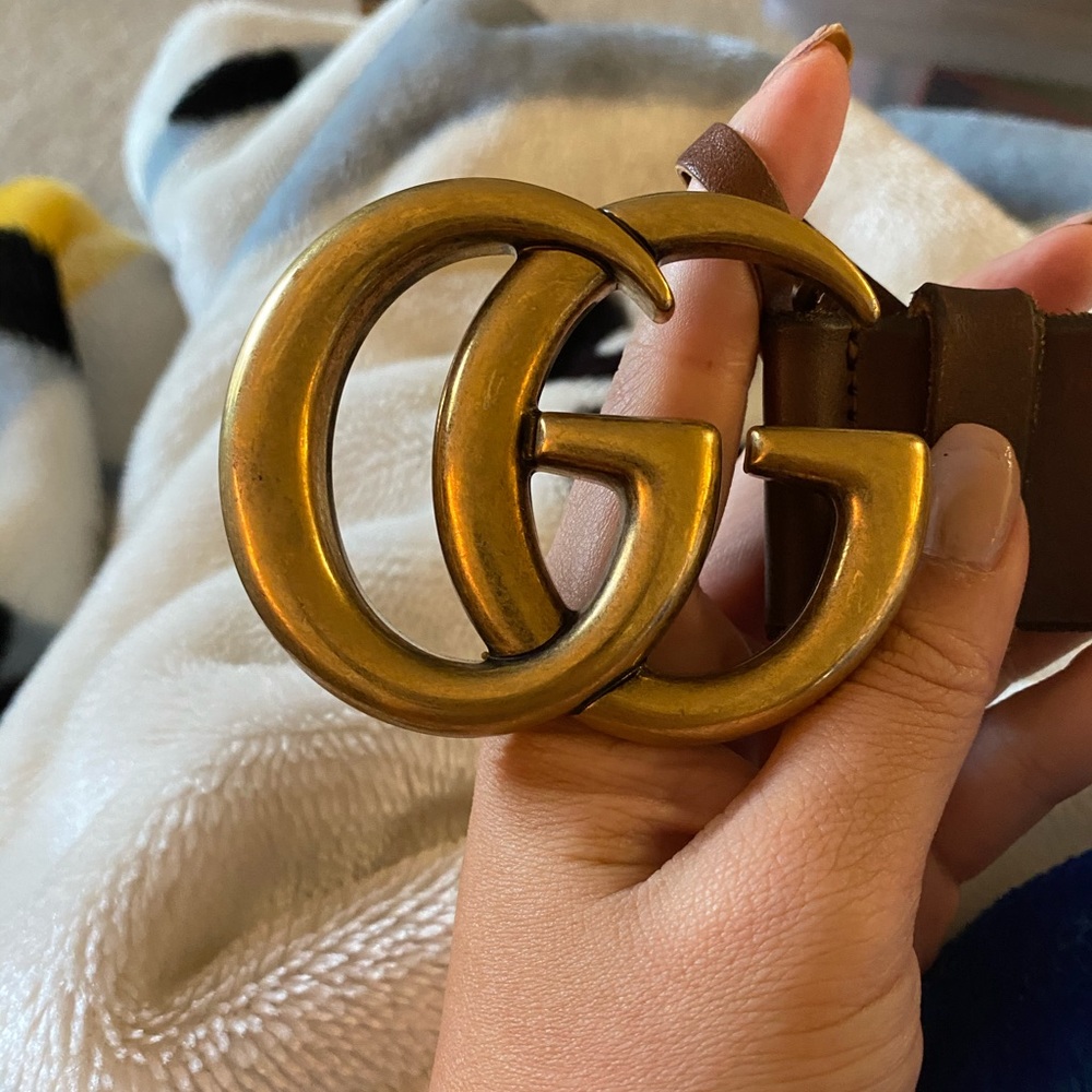 Authentic Brown Gucci Belt